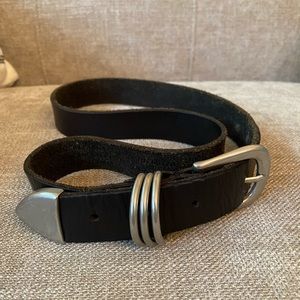 Urban Outfitters Black Leather Belt